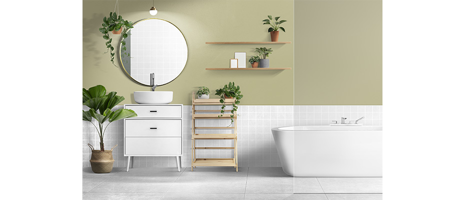 Arredare il bagno con le piante la nuova tendenza